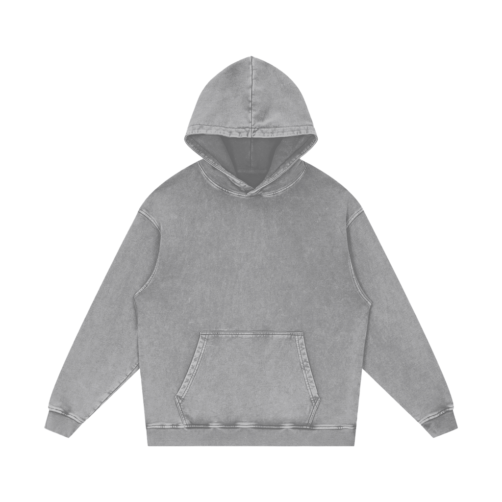 Acid Wash Oversize Hoodie - 420 GSM - IVORYFLOW