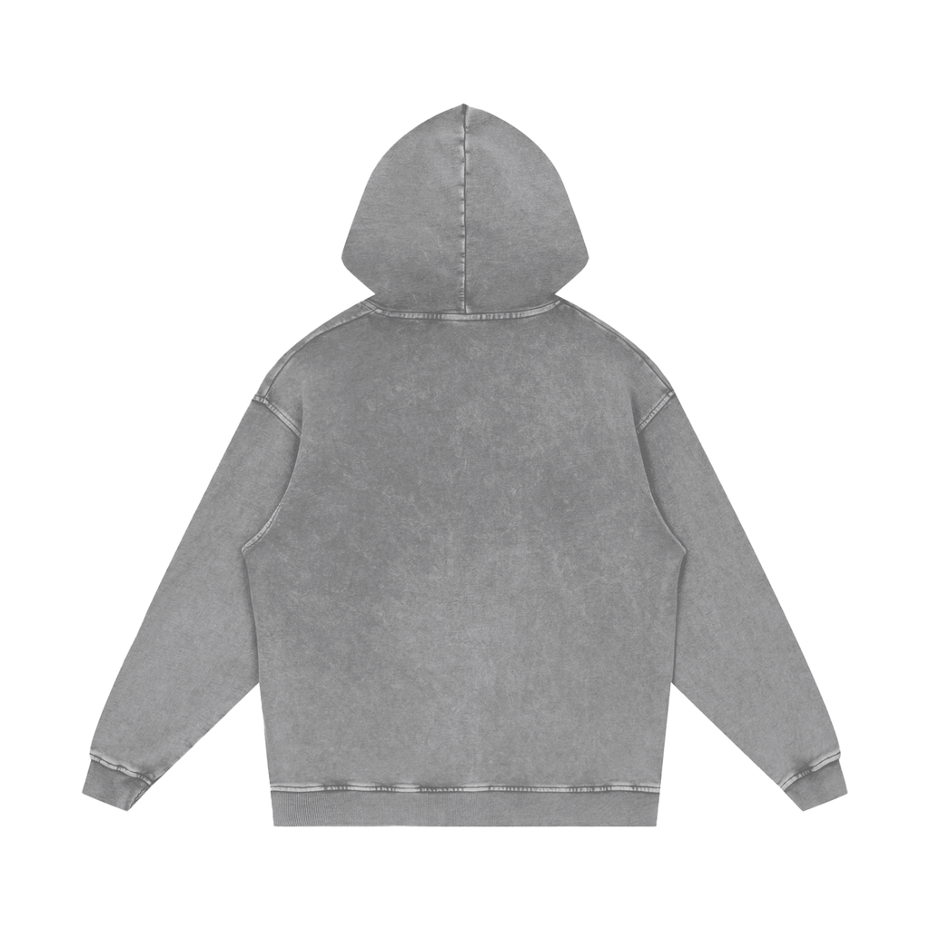 Acid Wash Oversize Hoodie - 420 GSM - IVORYFLOW