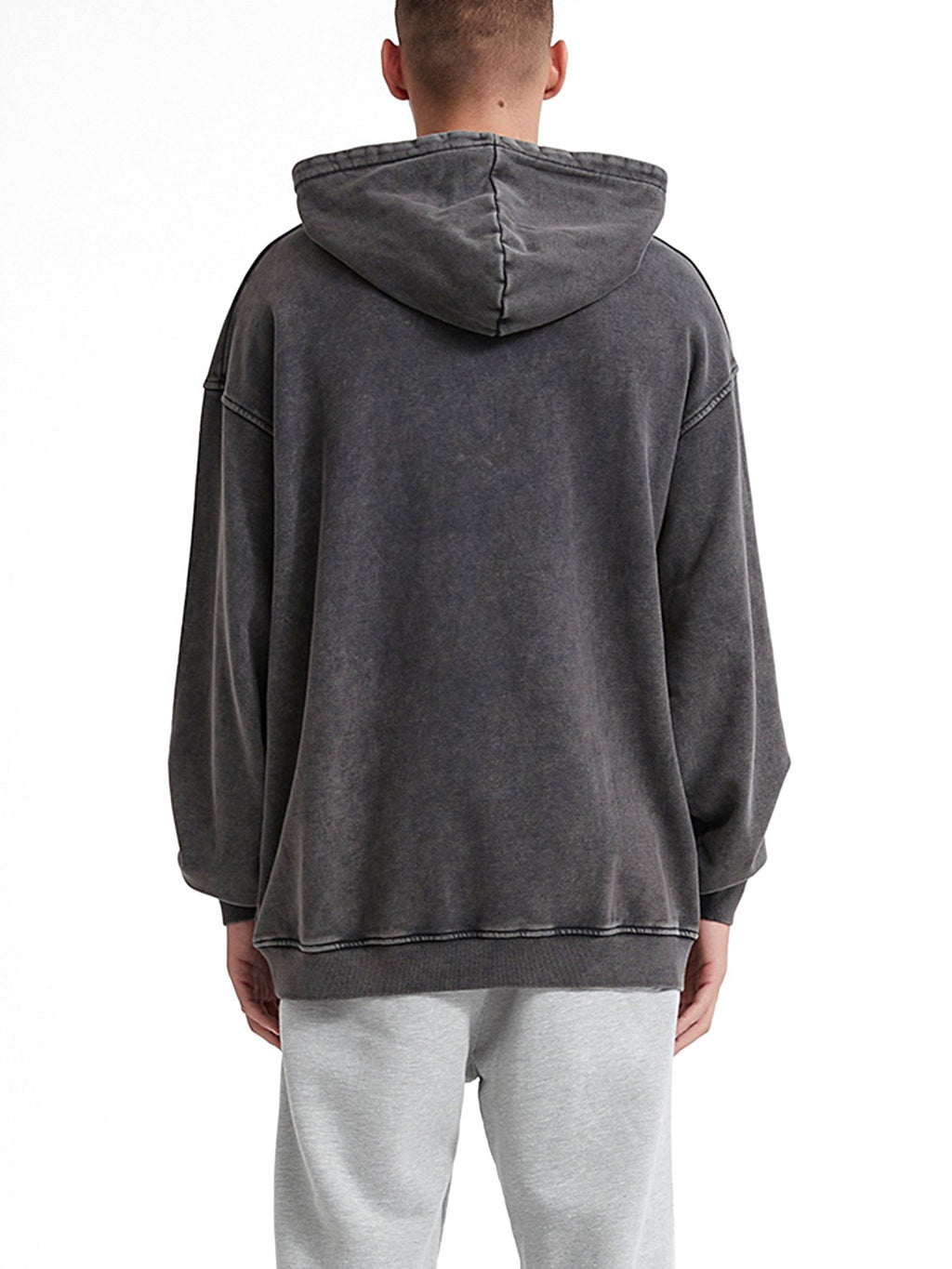 Acid Wash Oversize Hoodie - 420 GSM - IVORYFLOW