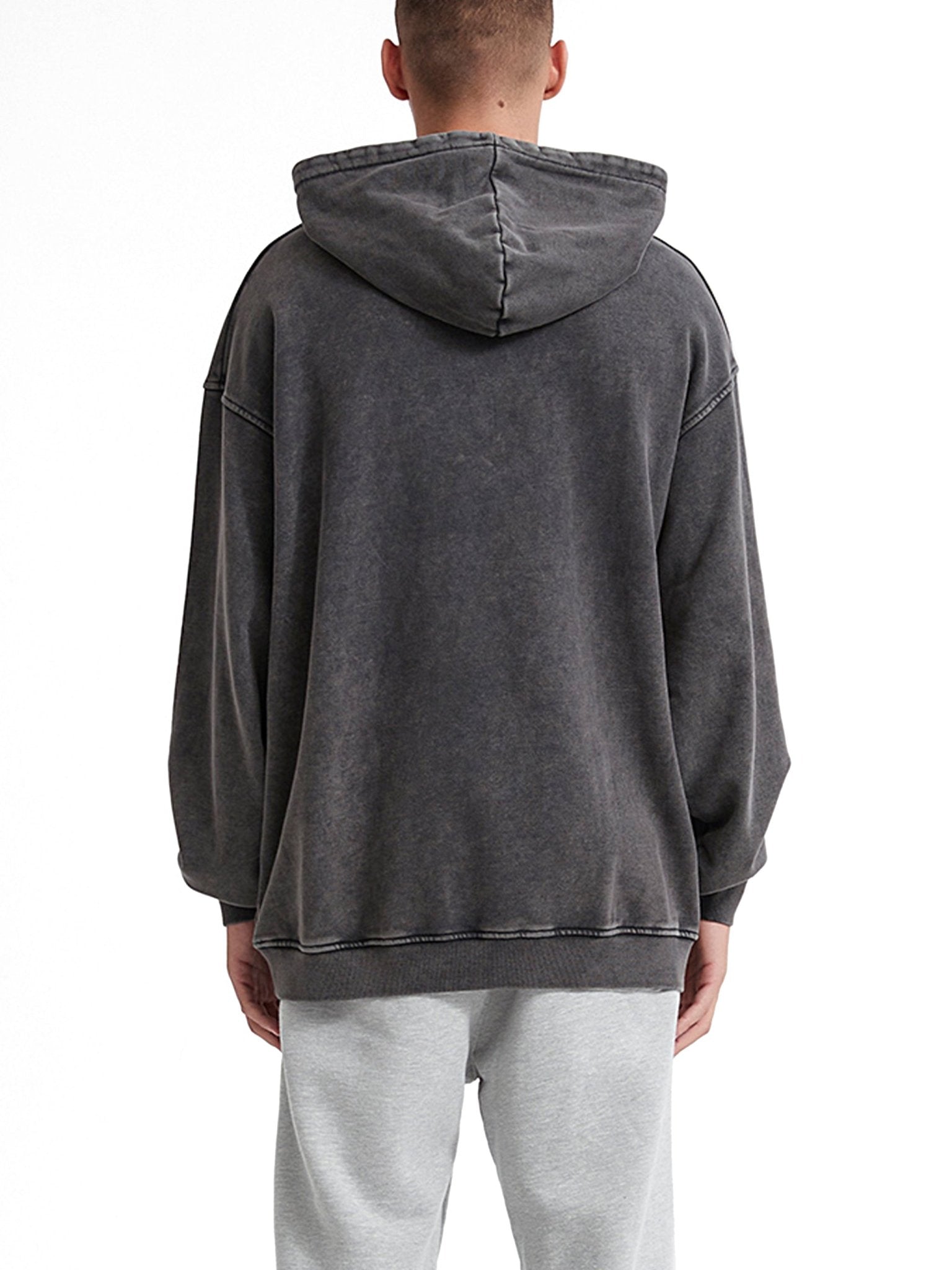 Acid Wash Oversize Hoodie - 420 GSM - IVORYFLOW