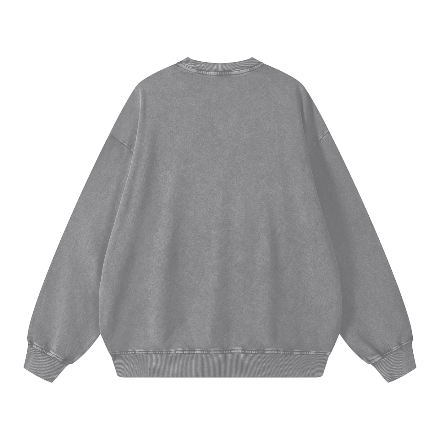 Acid Wash Oversize Sweatshirt - 360 GSM - IVORYFLOW
