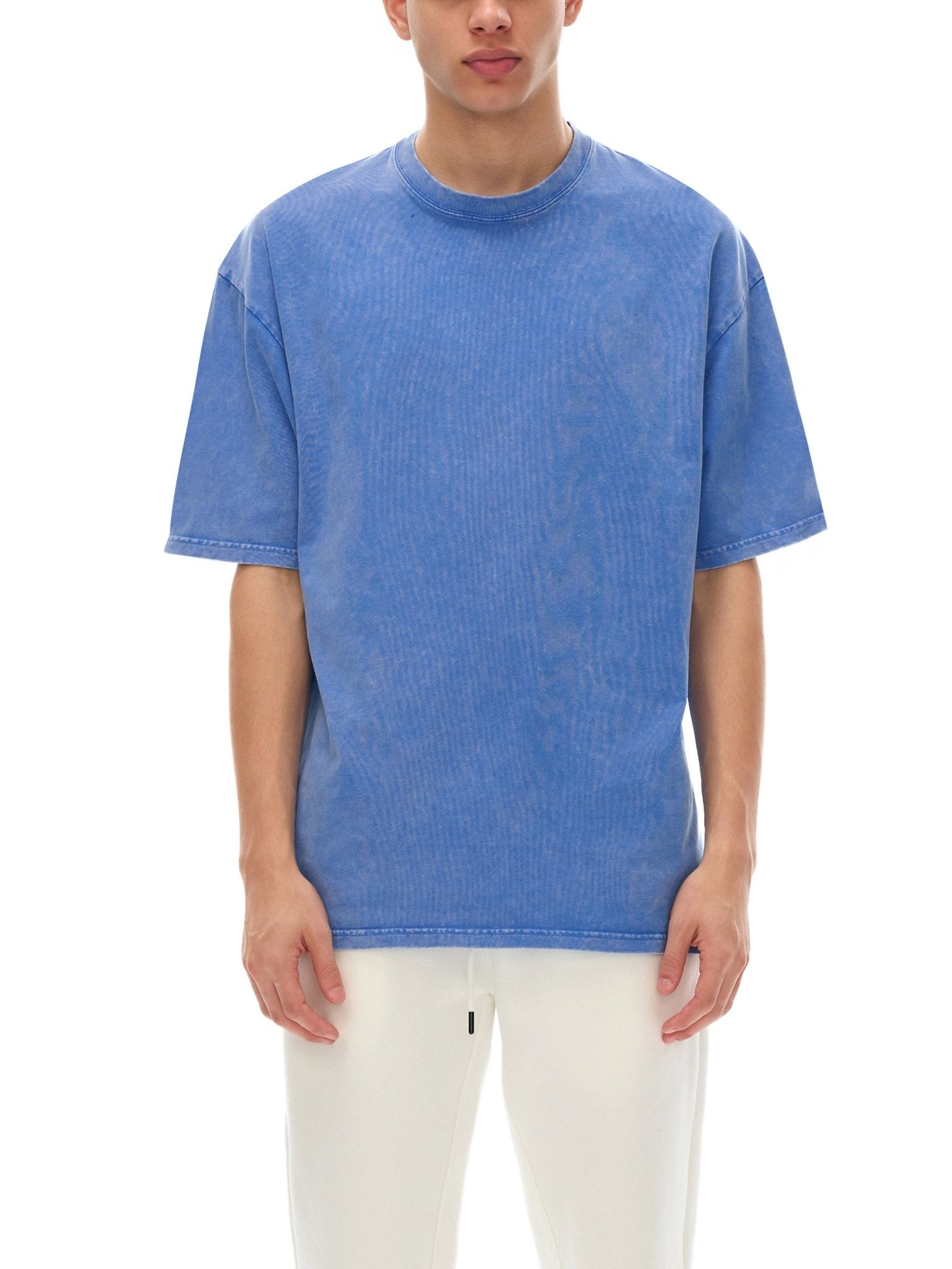 Acid Wash Oversize T-Shirt - 250 GSM - IVORYFLOW