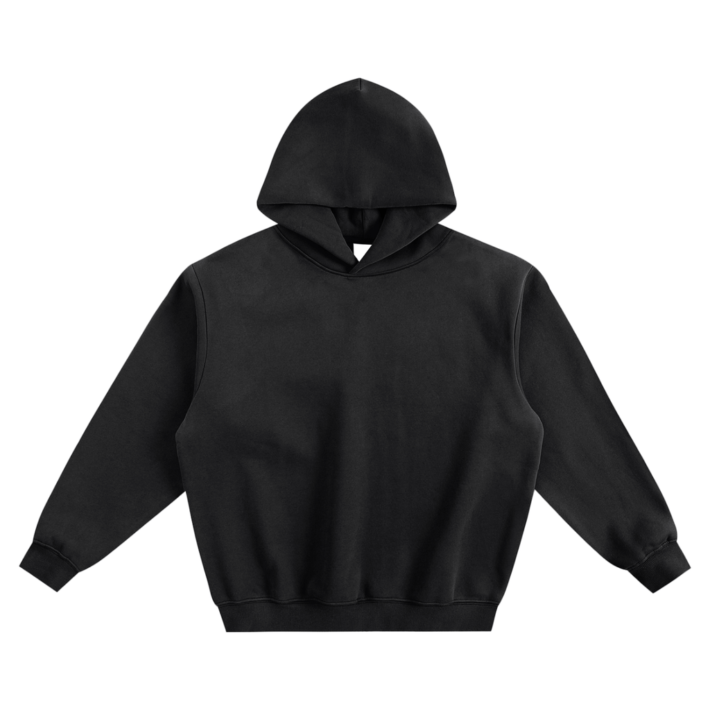 Fleeced Boxy Hoodie - IVORYFLOW