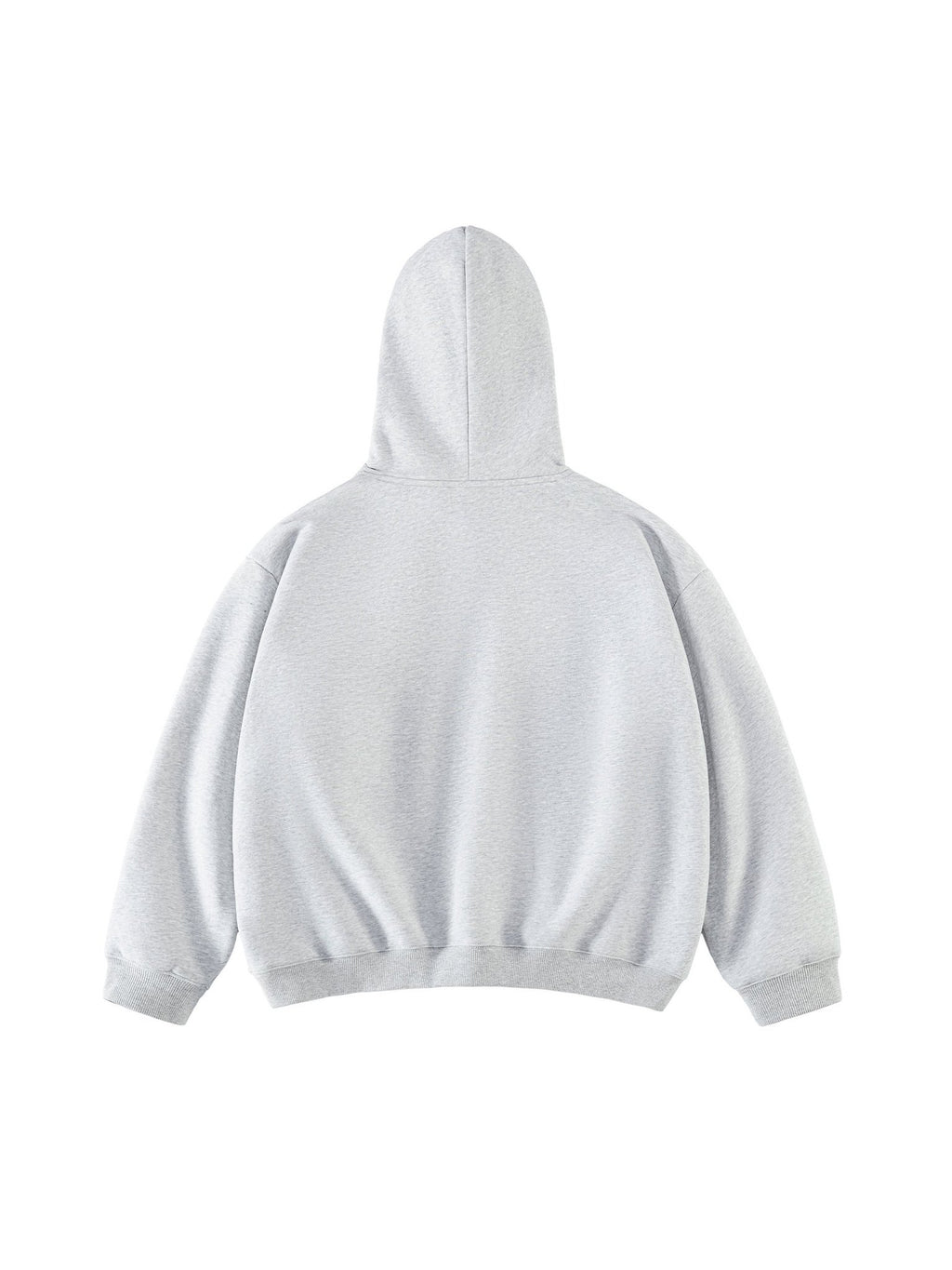 Fleeced Boxy Hoodie - IVORYFLOW