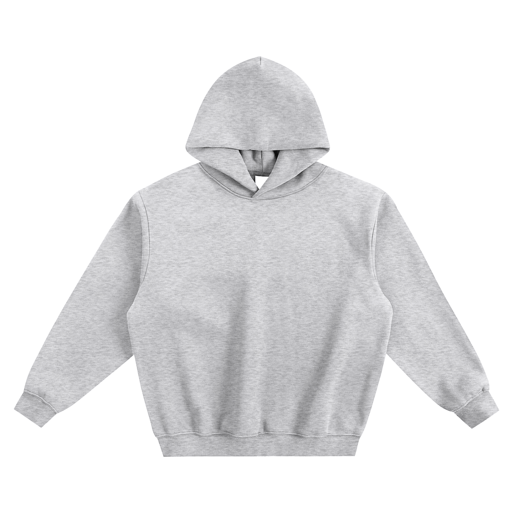 Fleeced Boxy Hoodie - IVORYFLOW