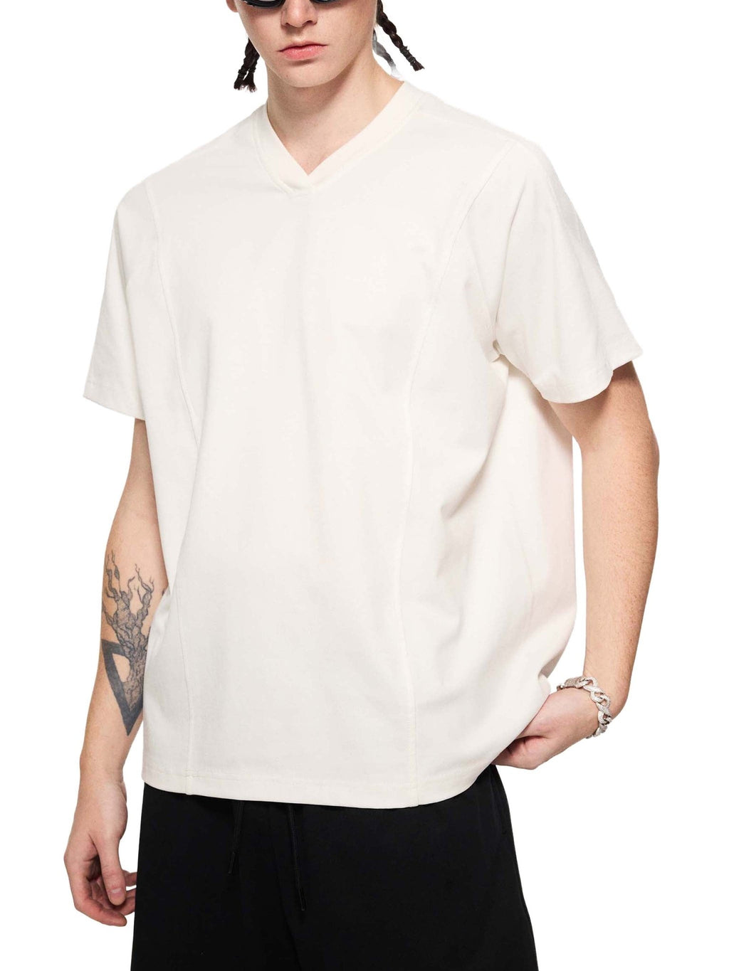 Mesh - Lined Quick - Dry Performance T-Shirt - IVORYFLOW