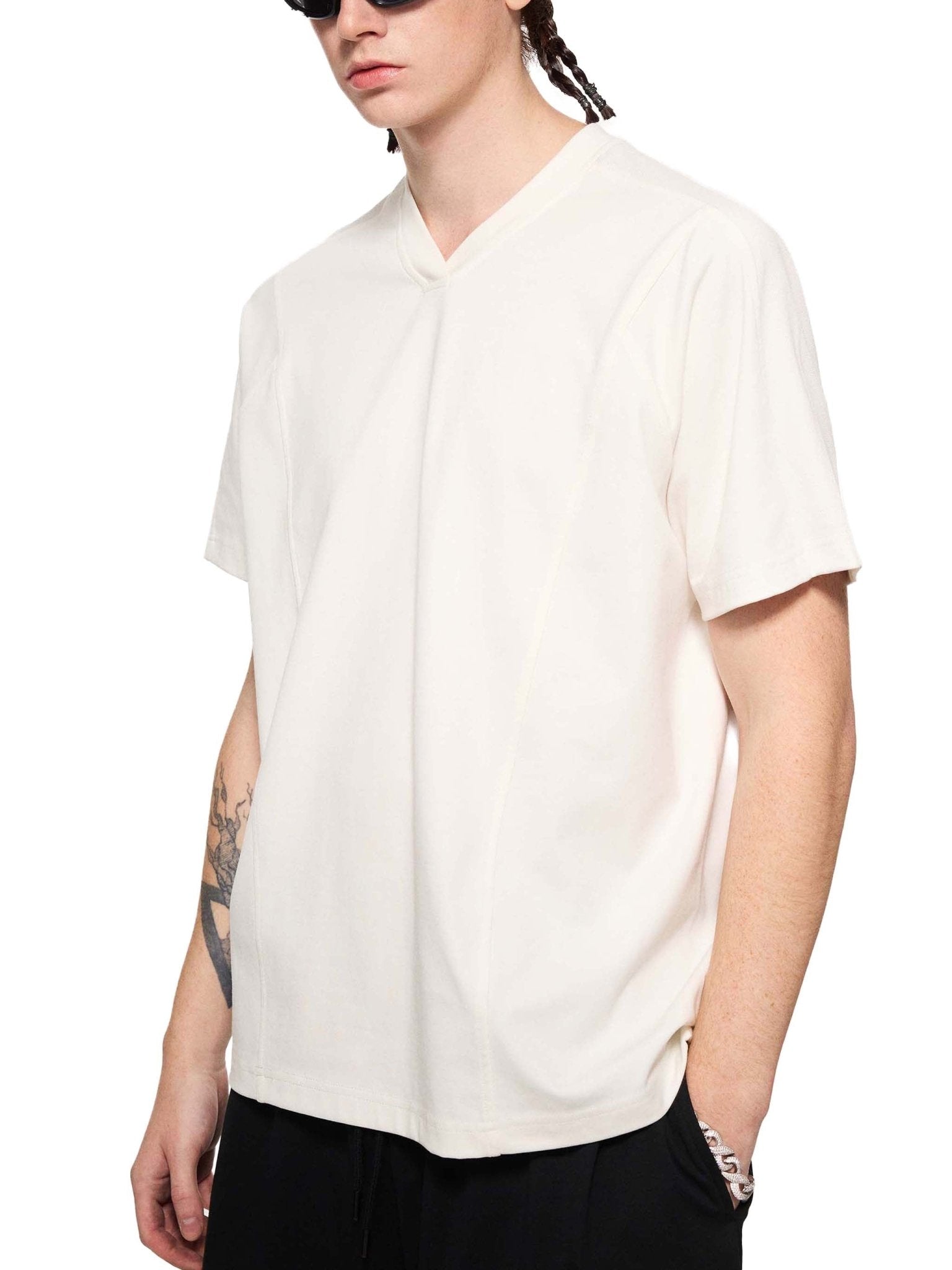 Mesh - Lined Quick - Dry Performance T-Shirt - IVORYFLOW