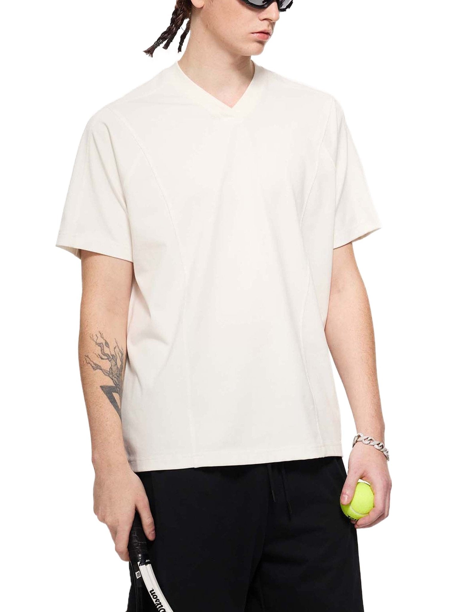 Mesh - Lined Quick - Dry Performance T-Shirt - IVORYFLOW