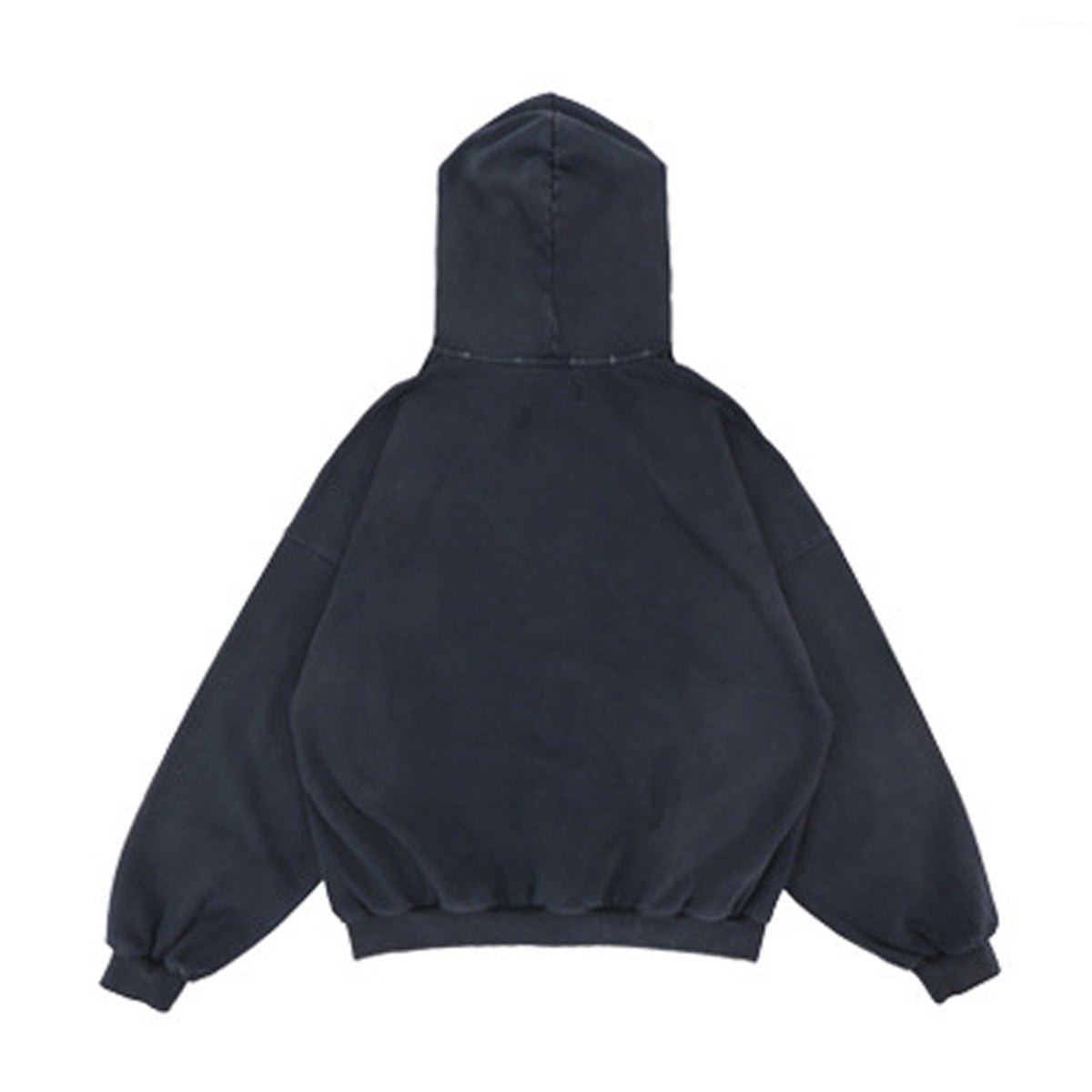 Reverse Pocket Design Distressed Hoodie(440GSM) - IVORYFLOW