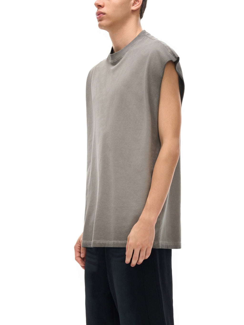 Reverse Washed Tank Top - IVORYFLOW