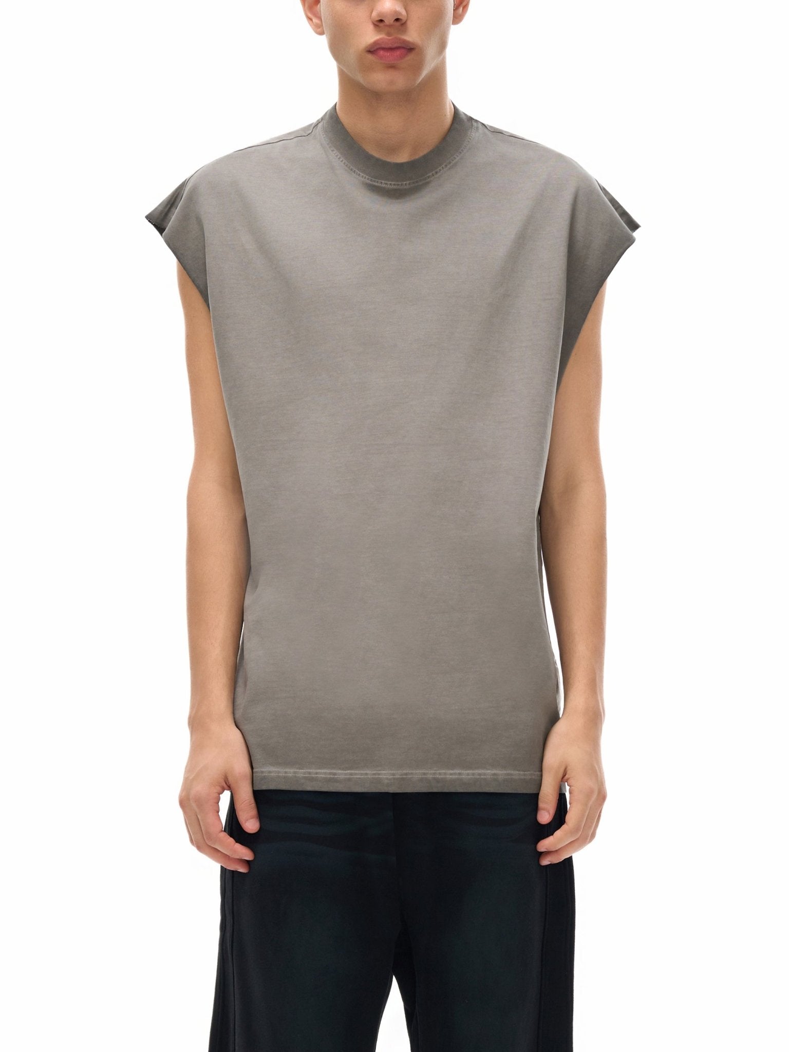 Reverse Washed Tank Top - IVORYFLOW