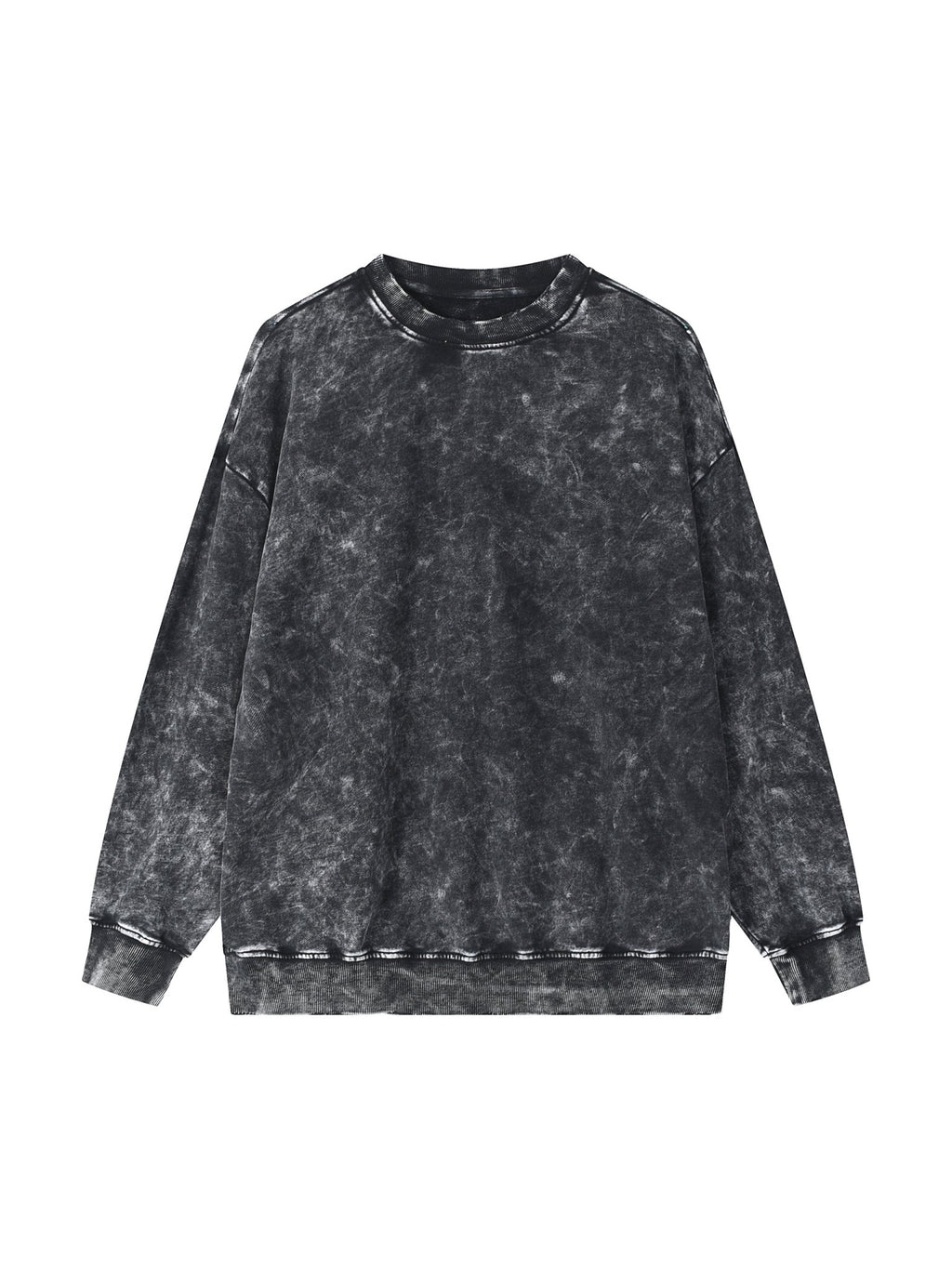 Snow Washed Hand - Frayed Sweatshirt - IVORYFLOW