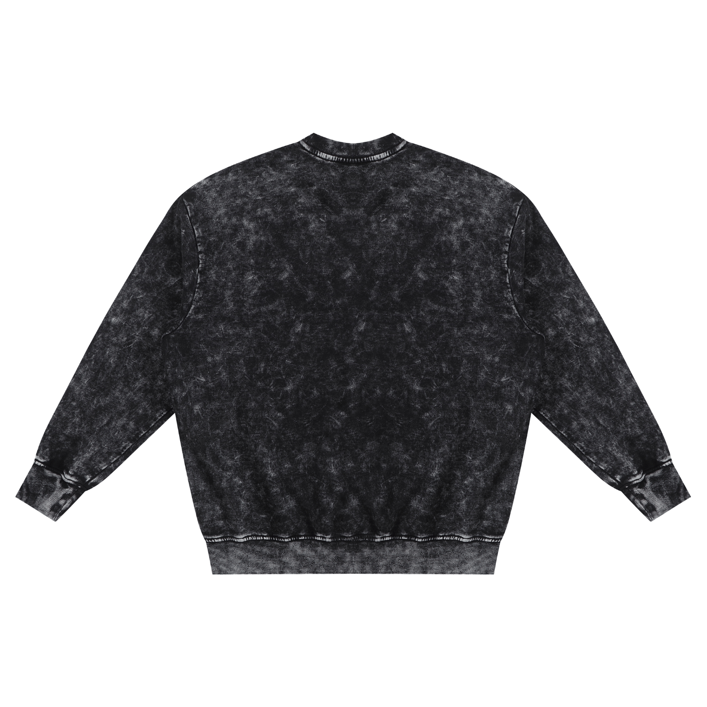 Snow Washed Hand - Frayed Sweatshirt - IVORYFLOW