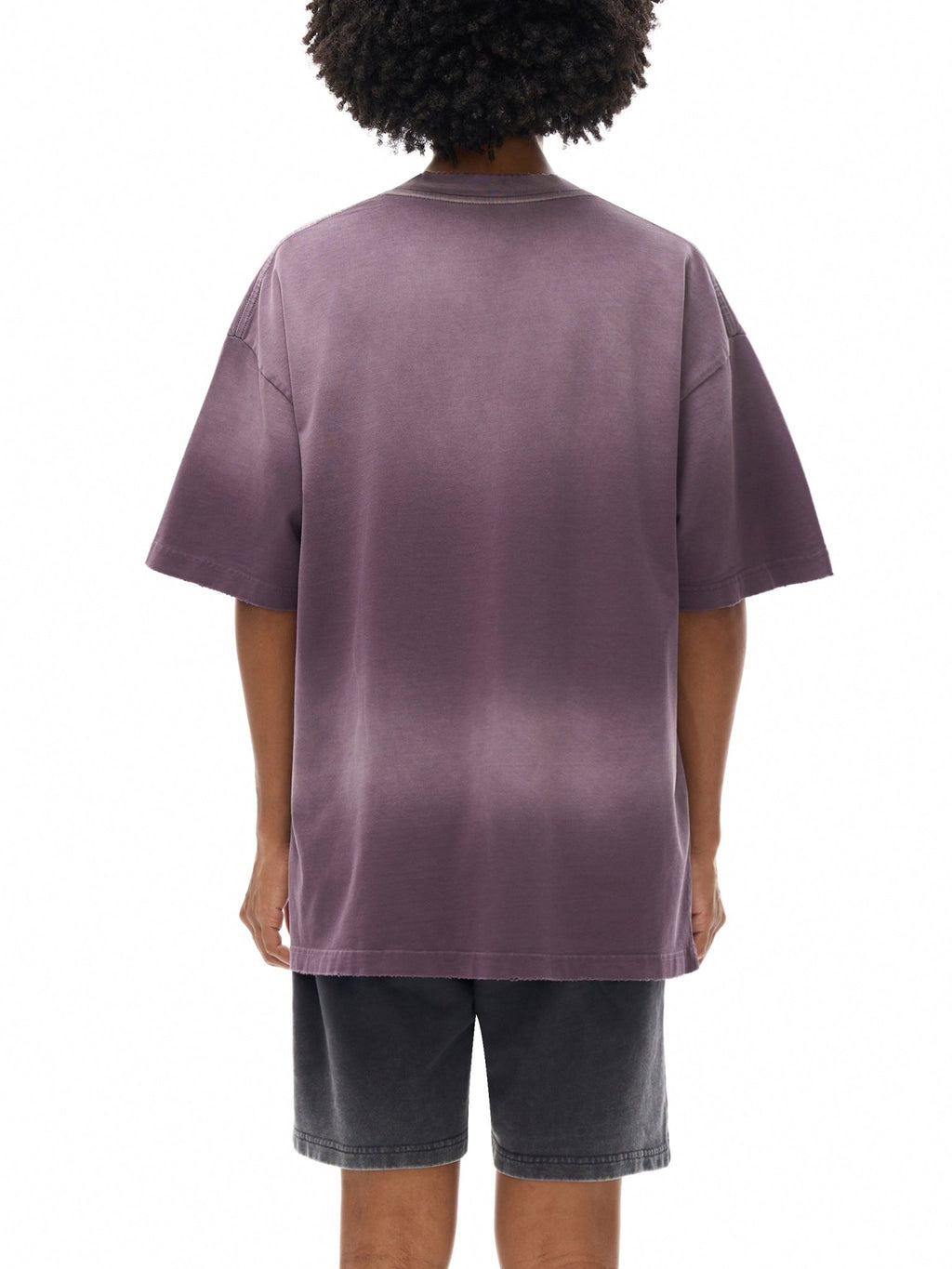 Sun Fade Hand - Frayed Cotton T-Shirt - IVORYFLOW