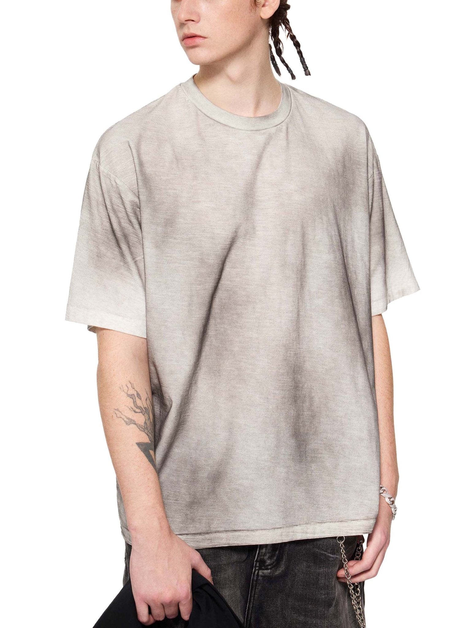 Sun Fade Hand - Painted T-Shirt - IVORYFLOW