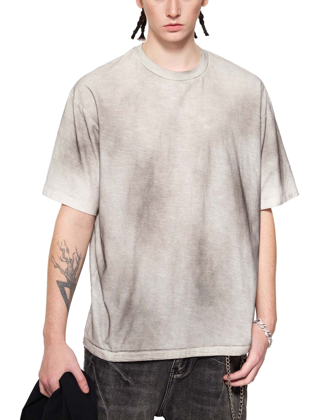 Sun Fade Hand - Painted T-Shirt - IVORYFLOW