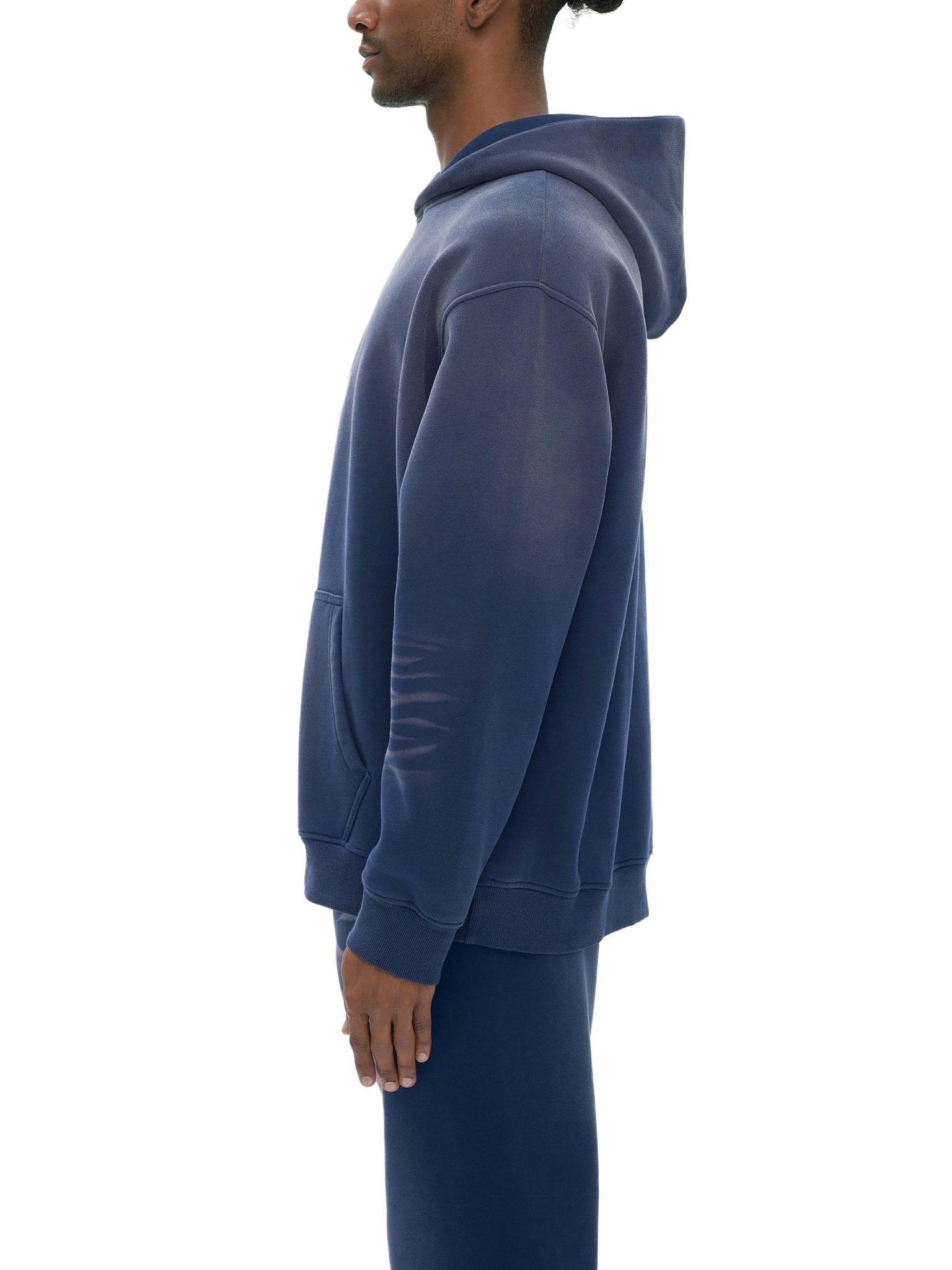 Sunfade Fleeced Hoodie - IVORYFLOW