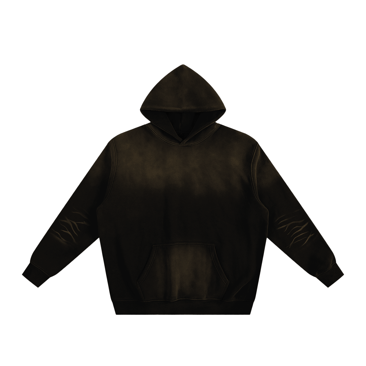 Sunfade Fleeced Hoodie - IVORYFLOW