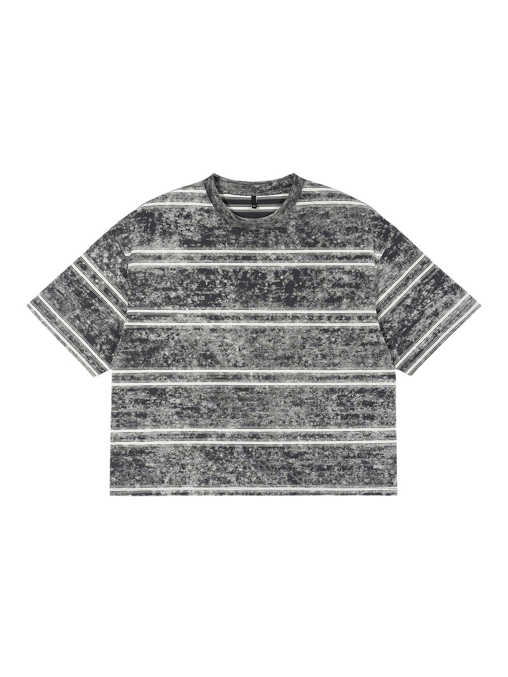 T-shirt Rayé Snow Washed Boxy IvoryFlow - IVORYFLOW
