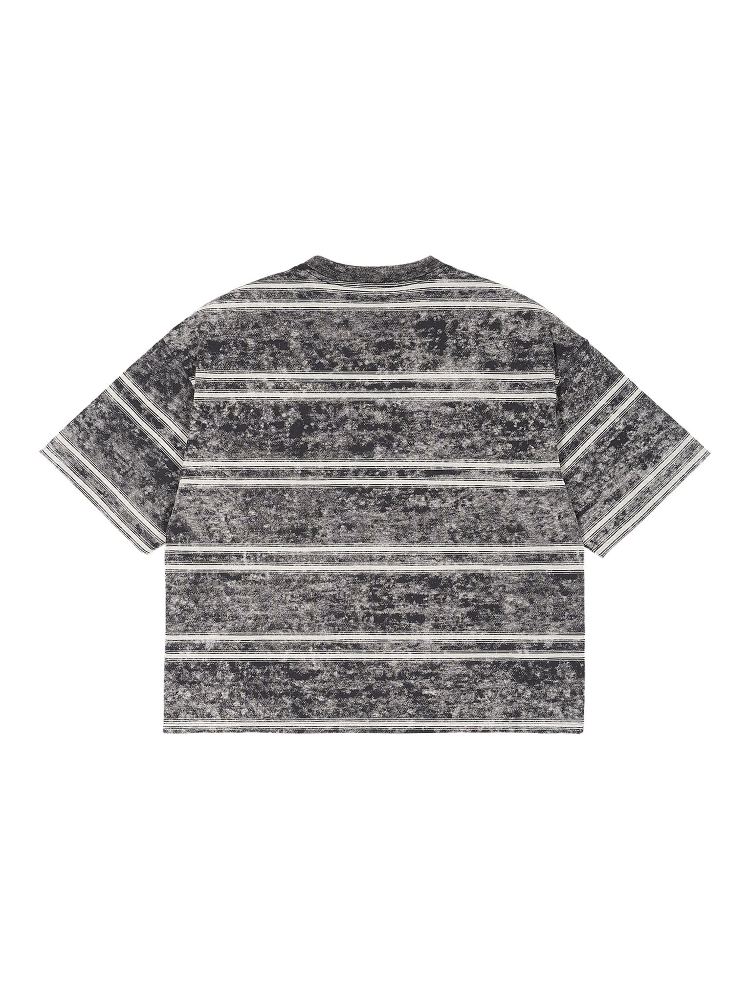 T-shirt Rayé Snow Washed Boxy IvoryFlow - IVORYFLOW