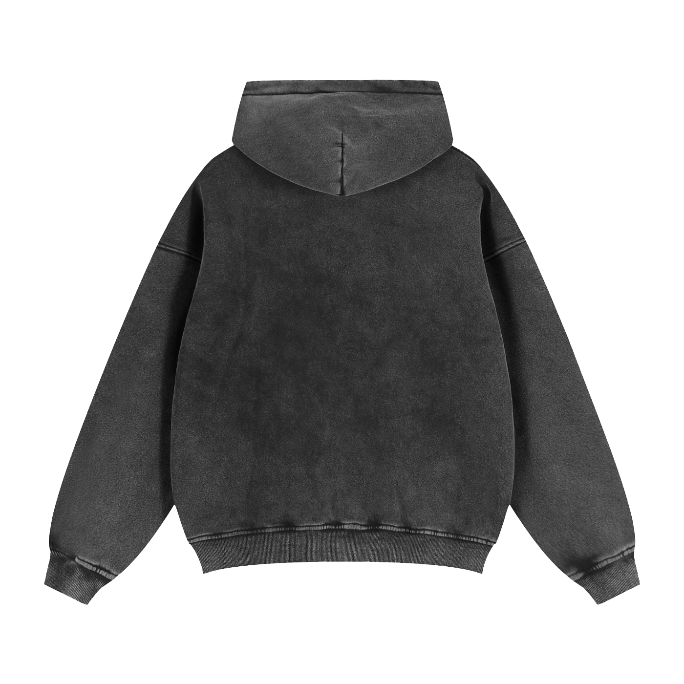 Zip - Through Boxy Fleece Hoodie - IVORYFLOW